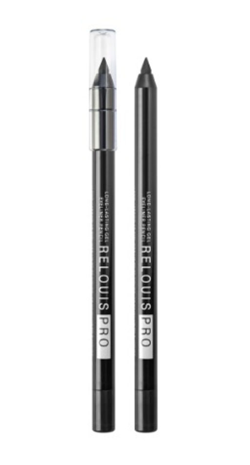 RELOUIS Карандаш для глаз PRO стойкий гелевый тон 01 Black (Германия)