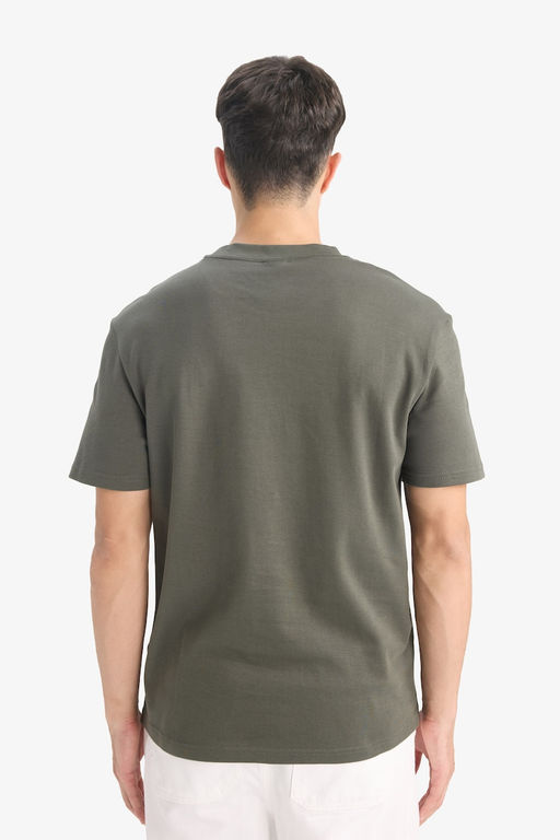 %100 Pamuk Regular Fit Basic Ti__rt - Defacto фото 7