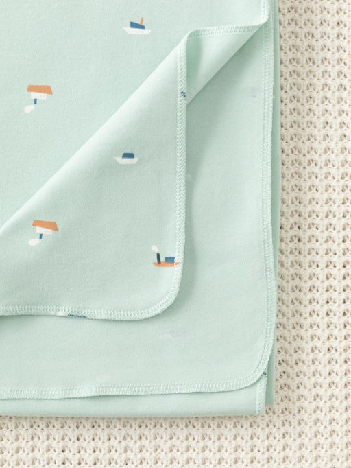 Crockid _ К 8512/голубая дымка,кораблики пеленка яс  фото 2