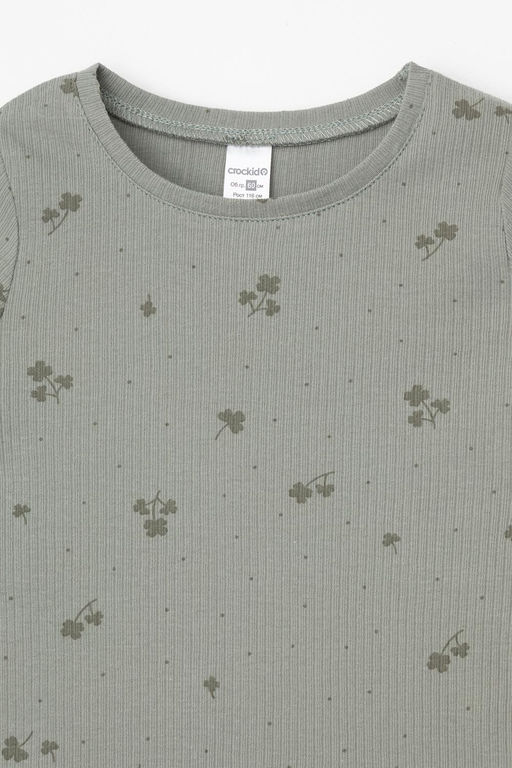 Crockid _ К 1618/зеленый чай,клевер пижама дет  фото 2