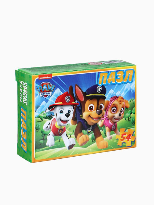 Пазлы детские «Щенячий патруль», набор 10 шт., 54 детали