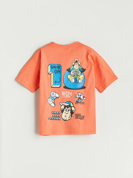 Nostaljik Maymun Bask?l? Erkek ?ocuk Ti??rt