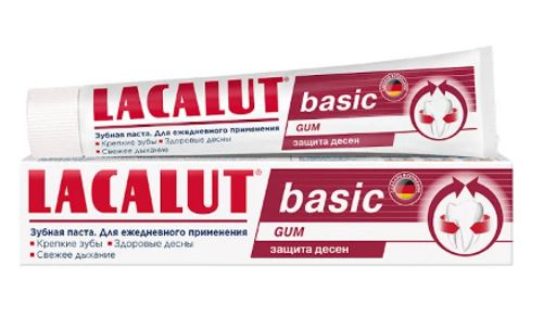 Зубная паста LACALUT basic gum, 75 мл/Лакалют  фото 2