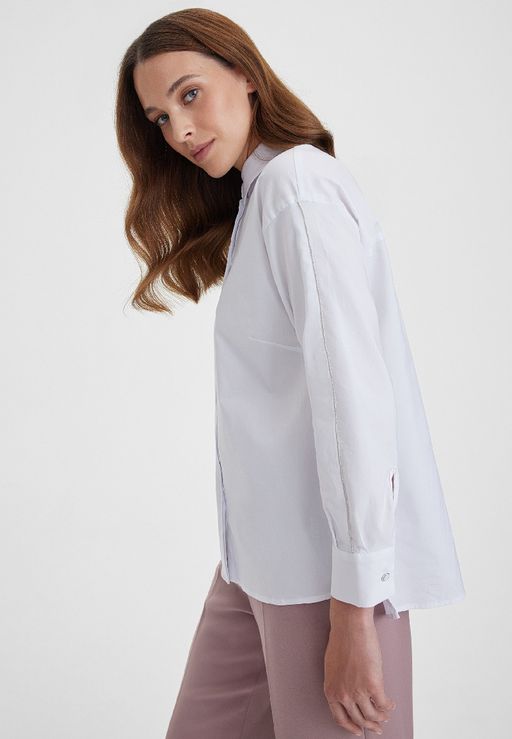 Блуза женская LA-311355-WH, 
белый - Steinberg фото 4