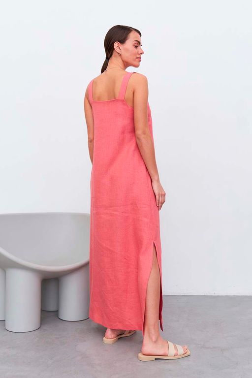 Сарафан длинный D010 1_ROSE/Розовый
