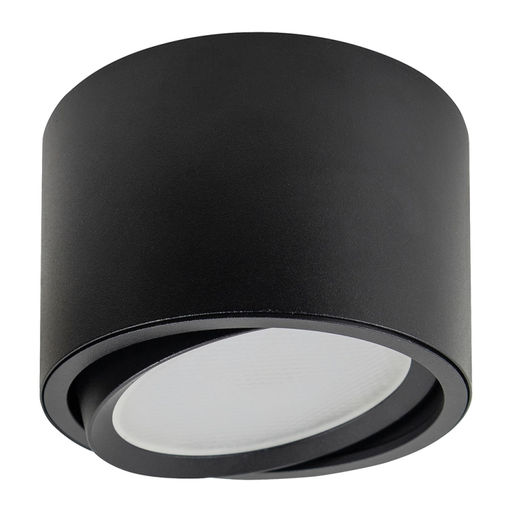 Светильник потолочный 12W, 230V, GX53, черный, HL361