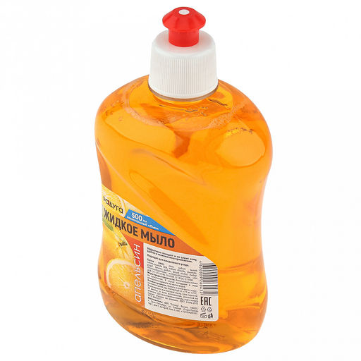 Мыло жидкое Радуга 0,5л, апельсин (Россия) - Домашняя мода фото 3