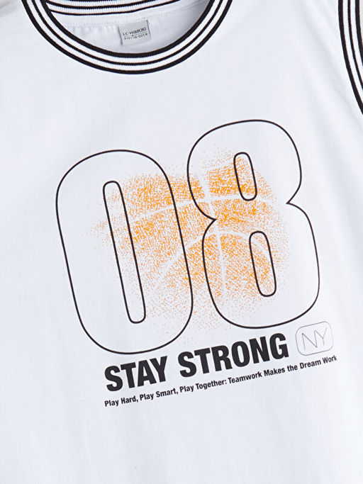 Bisiklet Yaka Erkek ?ocuk Atlet