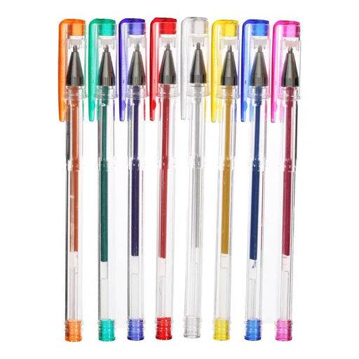 Набор гелевых ручек, 8 цветов, в пластиковой коробке - Simaland фото 3