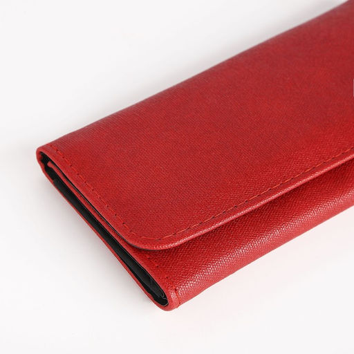 Кошелёк на кнопке, цвет красный - Simaland фото 3