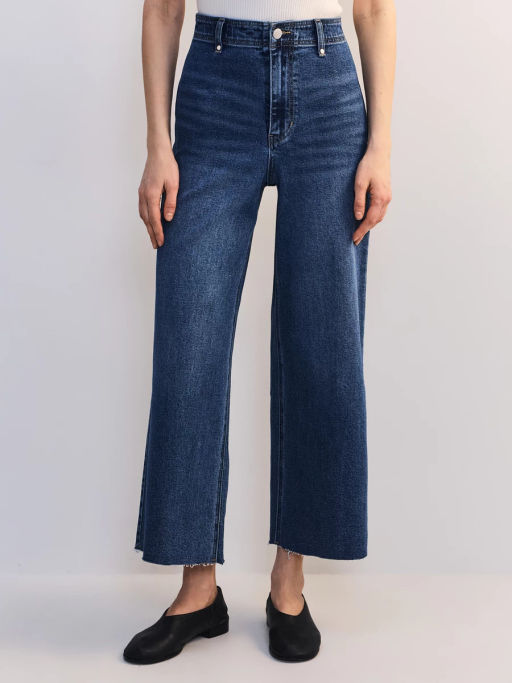 Джинсы укороченные с высокой посадкой ZR2604092323-103 / Zarina