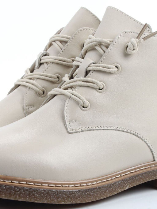 01-XKL24-056R BEIGE Ботинки демисезонные женские (натуральная кожа, байка) - Алиса фото 2