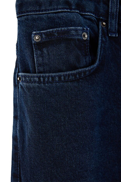 Gece Mavisi Straight Fit Esnek Kuma_ Erkek Jeans TMNAW27JE00014 - Trendyolmilla фото 2