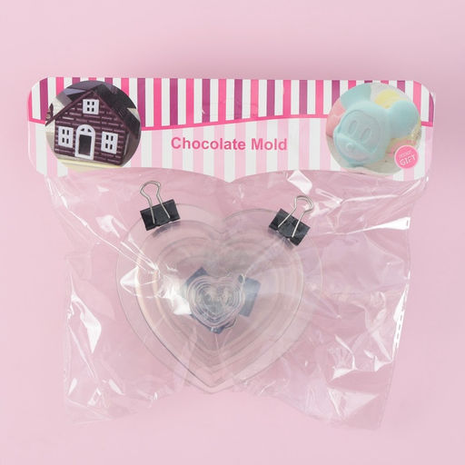 Набор молдов Доляна Сердца, 3 шт., 11.2?10.5?9.5 / 9?7.7?6.5 / 7?5.5?4.5 см, пластик, прозрачный