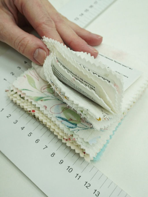 Комплект образцов Муслин принт №1 - Купава фото 4