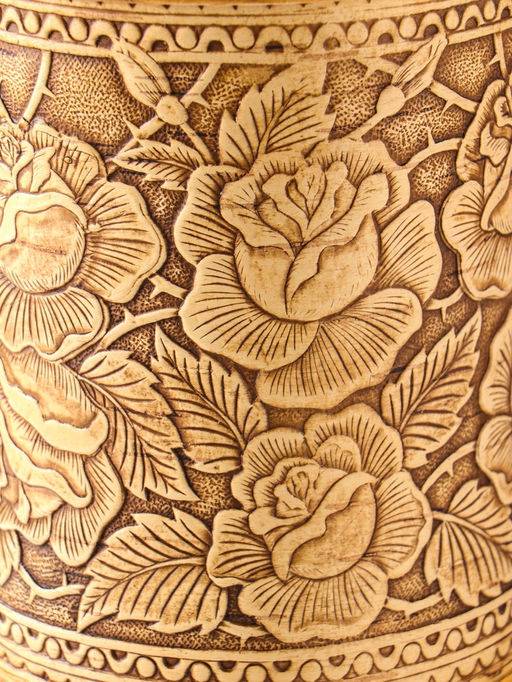 Туес «Розы», 12×17 см, банка для хранения, береста