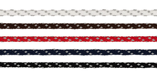 Gamma шнурки со светоотражающей полосой 07с2355/120 6 мм 120 см 10 пар(a)