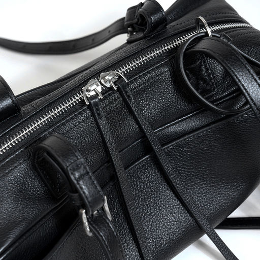 Женская сумка, кожа, MIRONPAN 521218 Черный