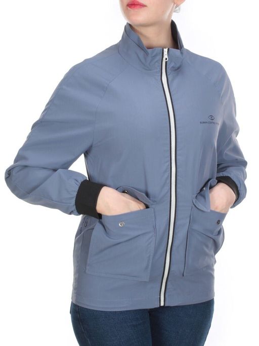 1106 GRAY/BLUE Ветровка женская DALEF (100% полиэстер)