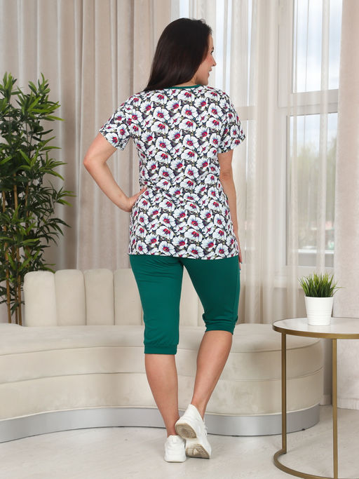 Костюм женский К-223 (кулирка) Индиго - Elenatex фото 22