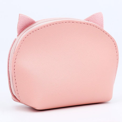 Кошелёк детский на молнии, розовый