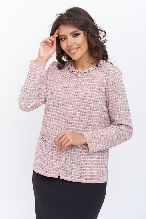 Жакет Д 2427/пудровый (1840) - Текстильная мануфактура фото 2