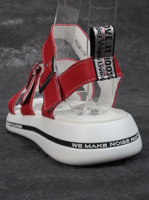 08-FED26-5P RED Босоножки женские (натуральная кожа)