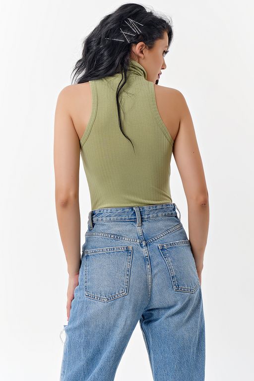 Боди трикотажное серо-голубое - Fly фото 16