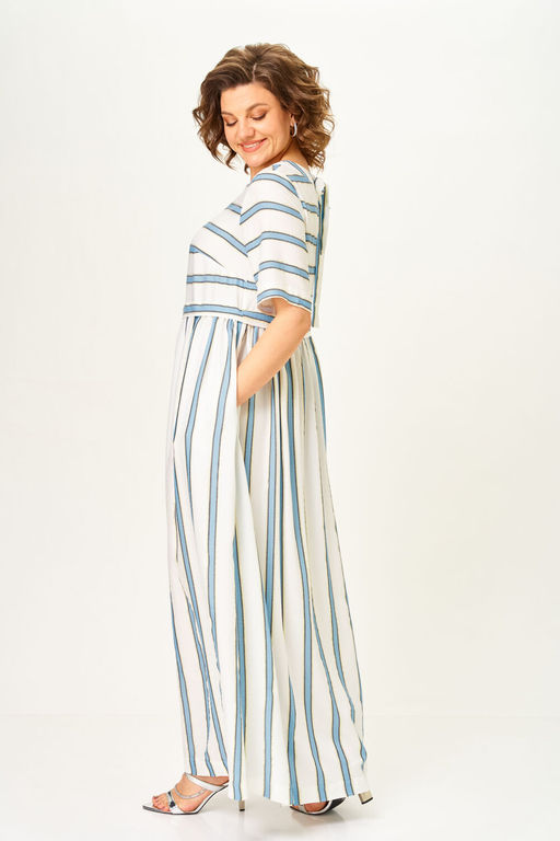 Платье Michel Chic 2165/1 голубой штрих