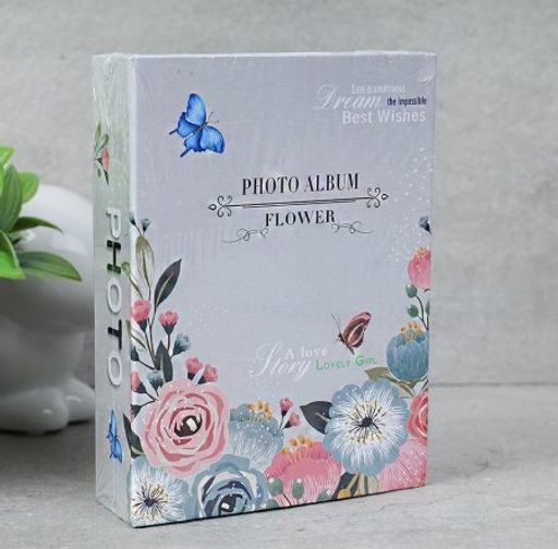 Фотоальбом 100 фото 10х15 Цветы / 9356 /уп 96/ (Голубой) - Галеонтрейд фото 5