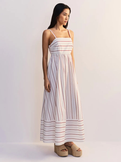 Платье длины макси в полоску ZR2606022901-248 / Zarina  фото 4