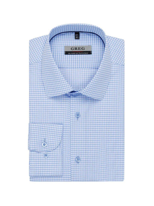 Сорочка мужская длинный рукав GREG 215/237/0273/Z/1p