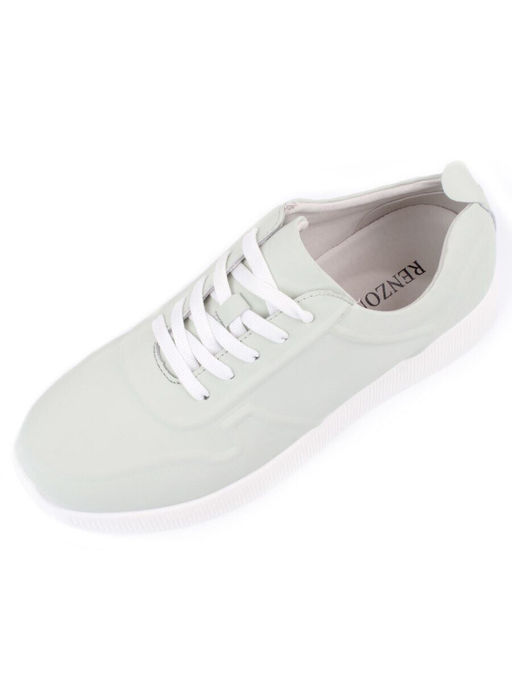 05-PDL195-3 LT. GREEN Кроссовки женские (натуральная кожа)