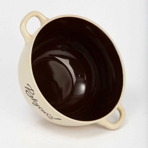 Бульонница 650 мл. "Вкусно" фарфор арт. 202309