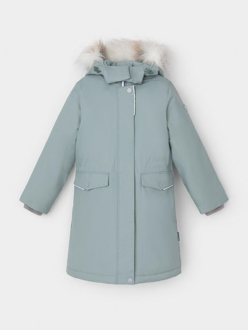 ВК 38107/11 ГР пальто для дев - Crockid фото 2