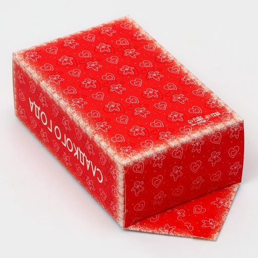 Цена за 10 шт. Коробка - конфета новогодняя подарочная складная «Счастья в Новом году», 9×14.5×5 см