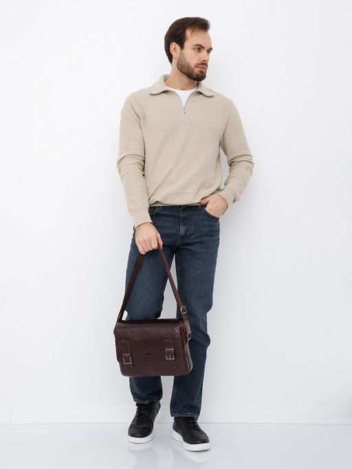 Портфель 6997-1Z coffee Zinimsk