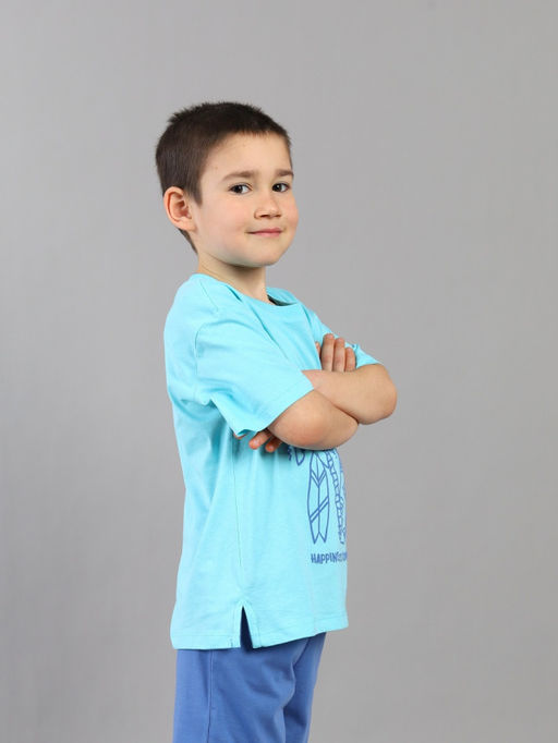 CRB wear / CSKB 64071-40K Футболка для мальчика,бирюзовый/Ex.Cherubino фото 2