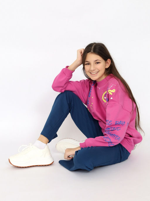 CRB wear/CSJG 63758-27-394 Джемпер для девочки,розовый/Ex.Cherubino  фото 6