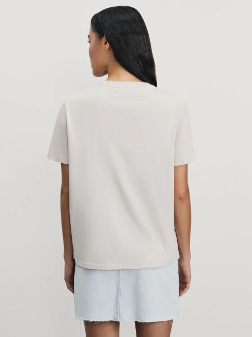 Футболка с принтом из хлопка / Zarina  фото 5