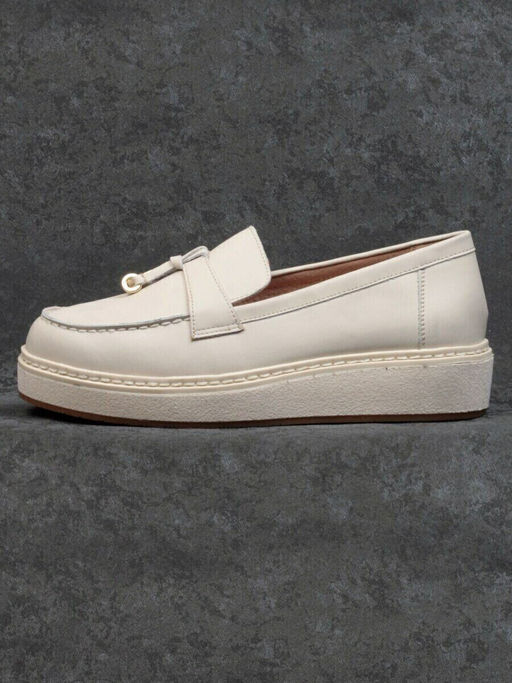 03-5061-3 BEIGE Лоферы женские (натуральная кожа)