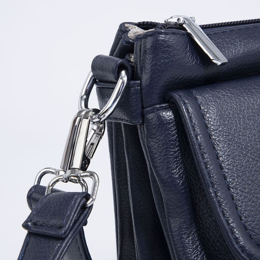 Сумка кросс-боди на молнии, цвет синий - Simaland фото 5