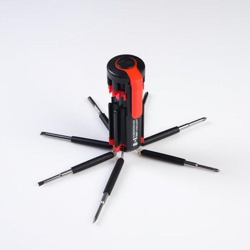 Фонарь многофункциональный, мультитул 8 в 1 Крутому мужику, 12?4 см, 3 ААА