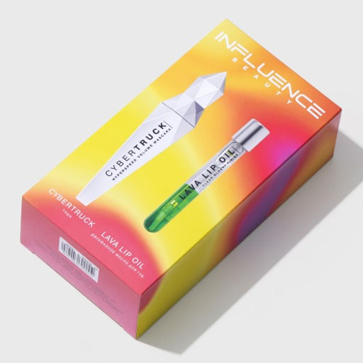 Influence Beauty Подарочный набор (тушь Cybertruck двухфазное масло для губ Lava lip oil тон 4) 2023  фото 4