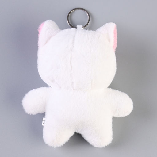 Мягкая игрушка Кот с сердцем на брелоке, 14 см, цвет МИКС - Simaland фото 4