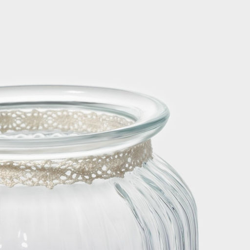 Банка для сыпучих продуктов Доляна Пляж, 600 мл, 1112.5 см, с керамической крышкой, стекло, прозрачная  фото 6