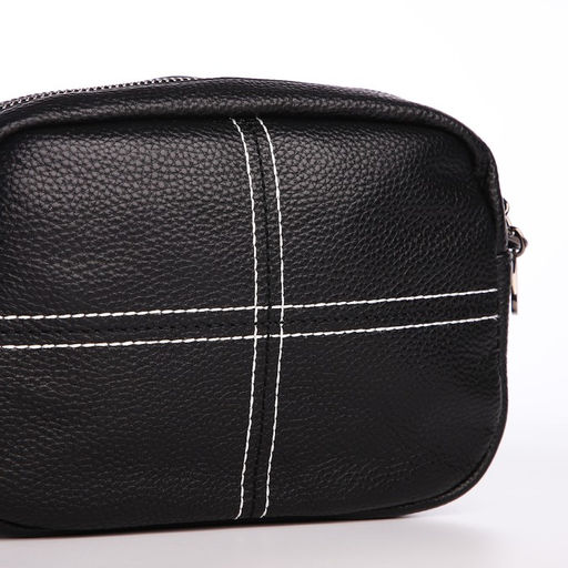 Сумка женская на молнии, цвет чёрный - Simaland фото 4