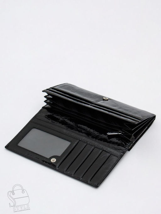 Женский кошелек 7019-2 black Velina Fabbiano