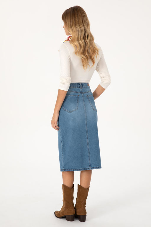 Kad_n Mavi Jean Etek - U.s. polo assn фото 4