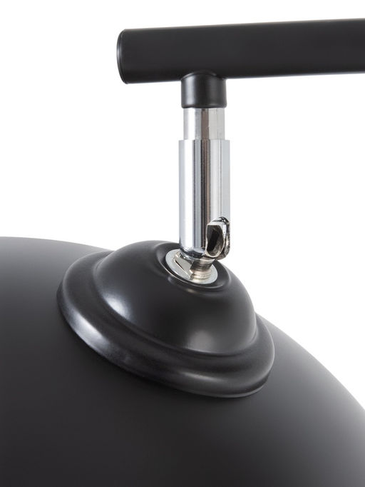 Торшер напольный со столиком Е27, 40 Вт, чёрный стол d=34 см, 42×42×162 см